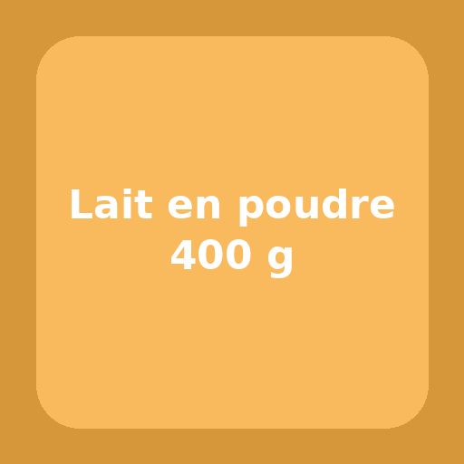 Lait en poudre 400 g